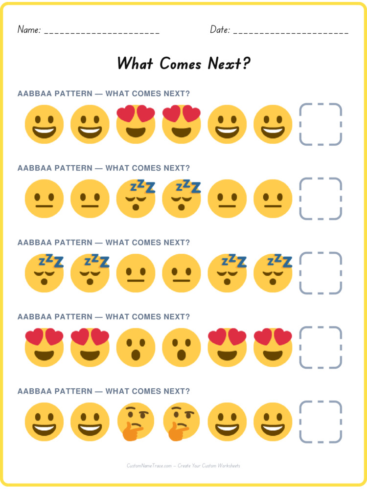 AABBAA pattern worksheet 24 for kids