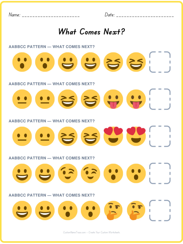 AABBCC pattern worksheet 32 for kids