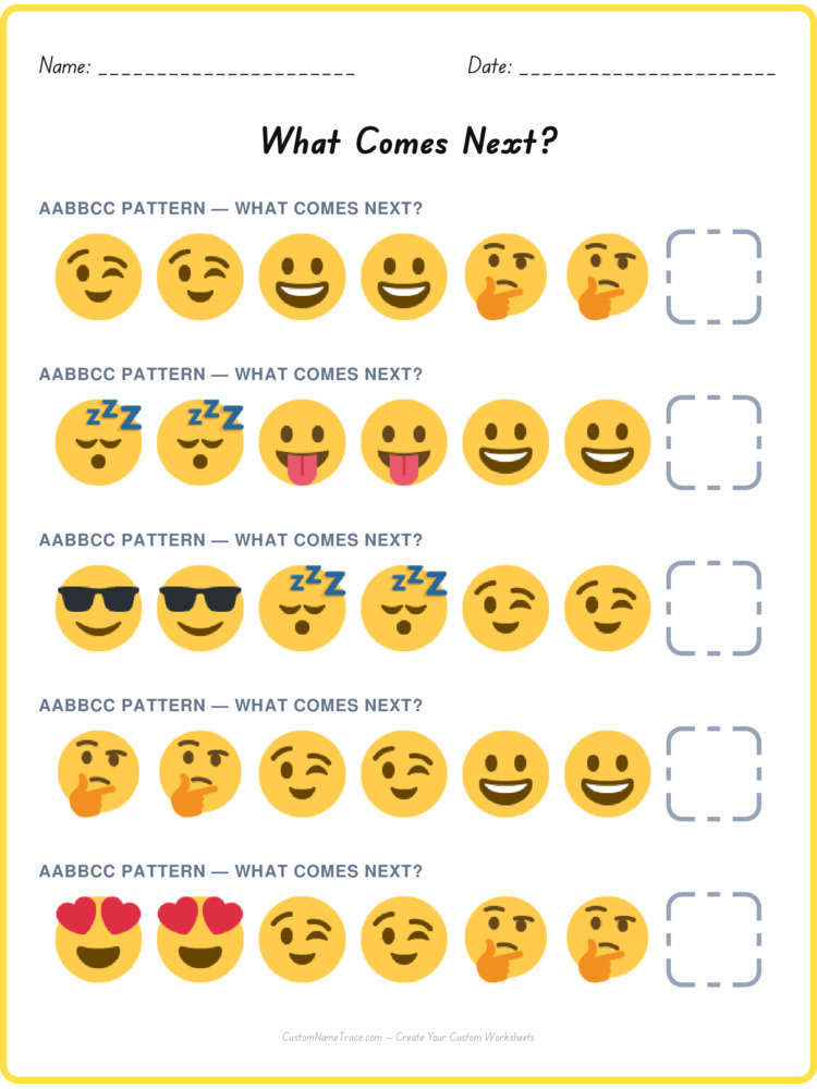 AABBCC pattern worksheet 36 for kids