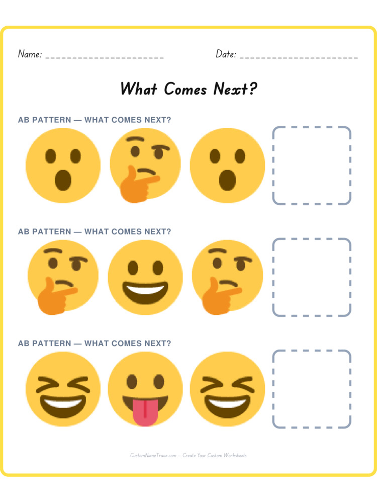 Mixed Review pattern worksheet 102 for kids