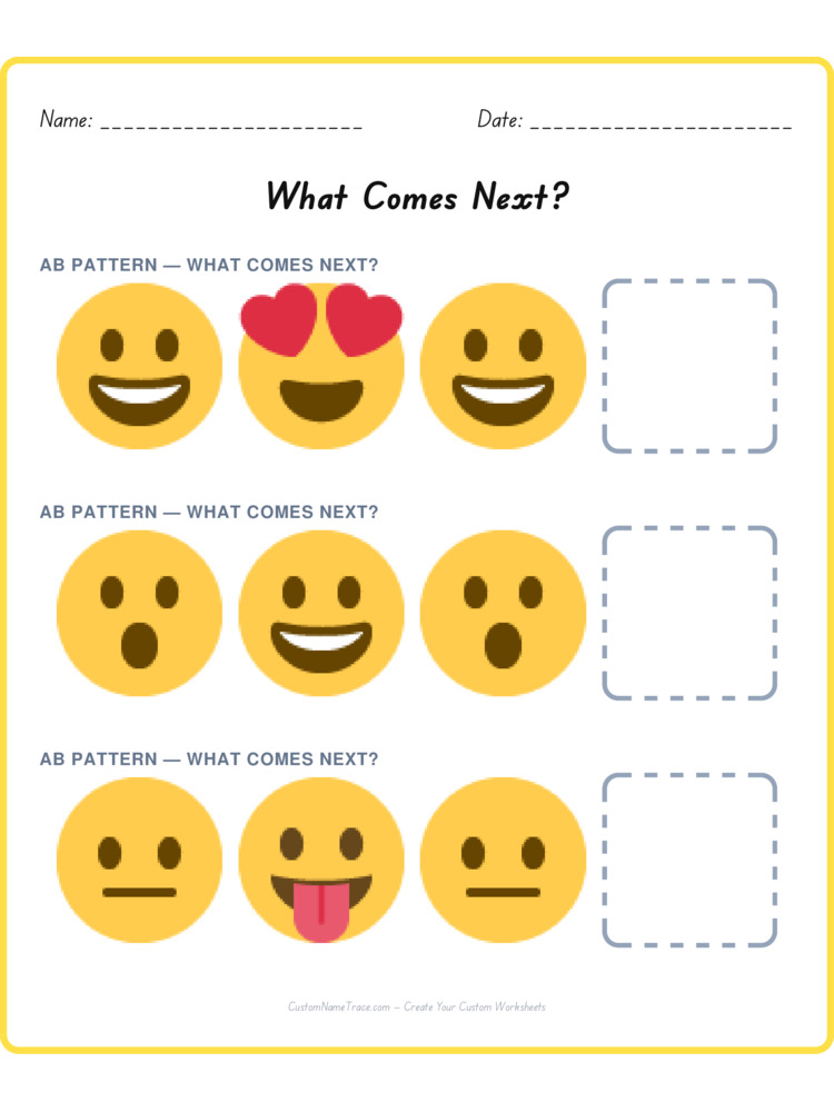 Mixed Review pattern worksheet 104 for kids