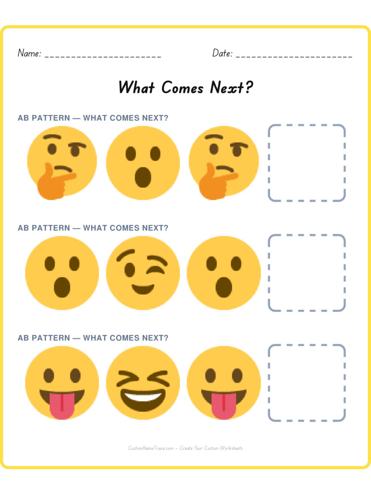 Mixed Review pattern worksheet 117 for kids