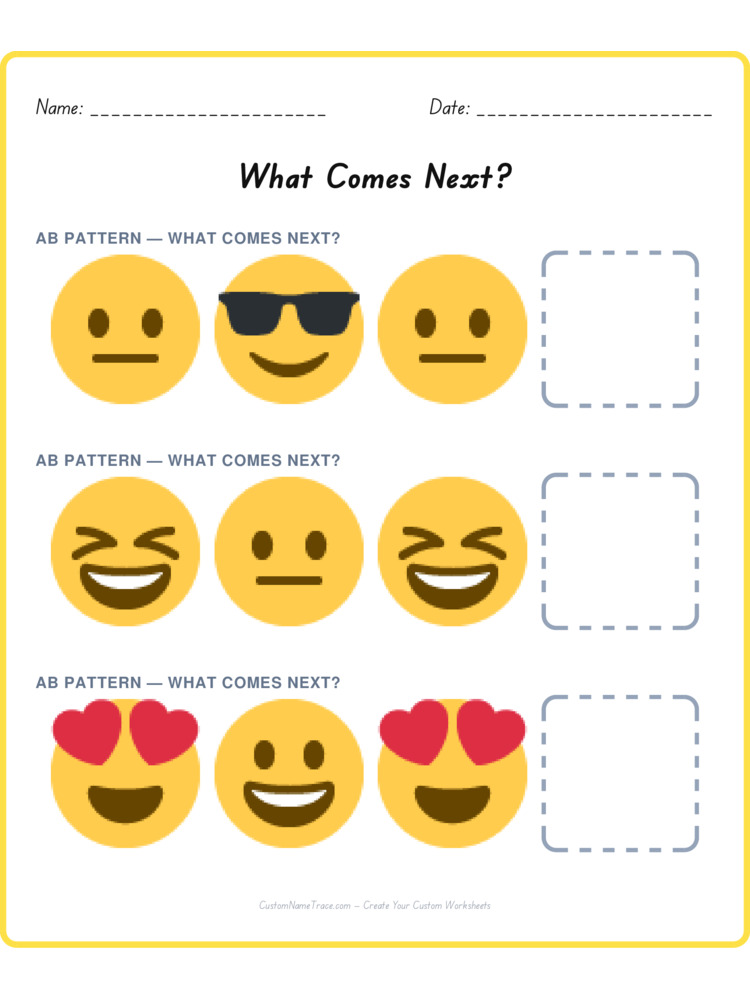 Mixed Review pattern worksheet 137 for kids