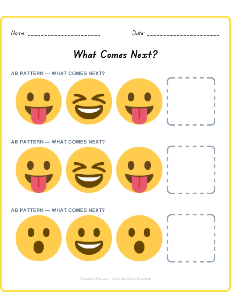 Mixed Review pattern worksheet 139 for kids