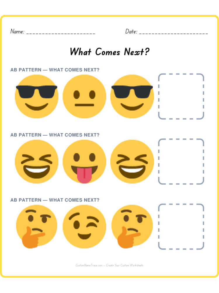 Mixed Review pattern worksheet 142 for kids