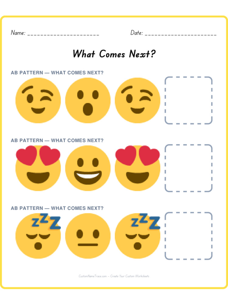 Mixed Review pattern worksheet 149 for kids