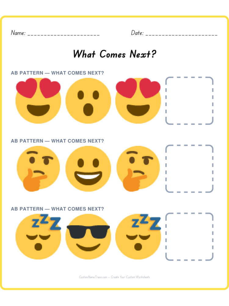Mixed Review pattern worksheet 152 for kids