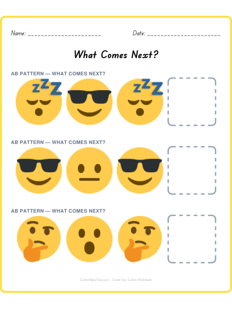 Mixed Review pattern worksheet 155 for kids