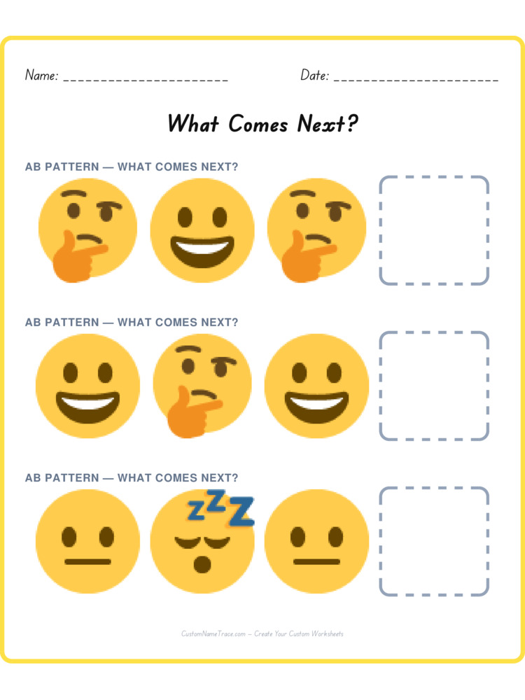 Mixed Review pattern worksheet 158 for kids