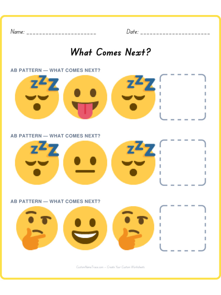 Mixed Review pattern worksheet 161 for kids