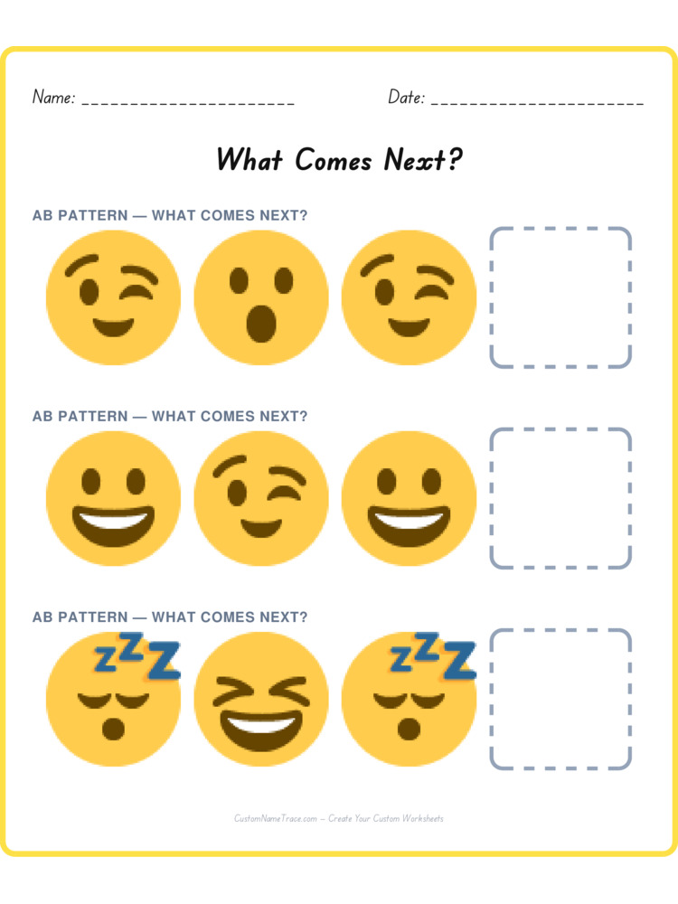 Mixed Review pattern worksheet 162 for kids