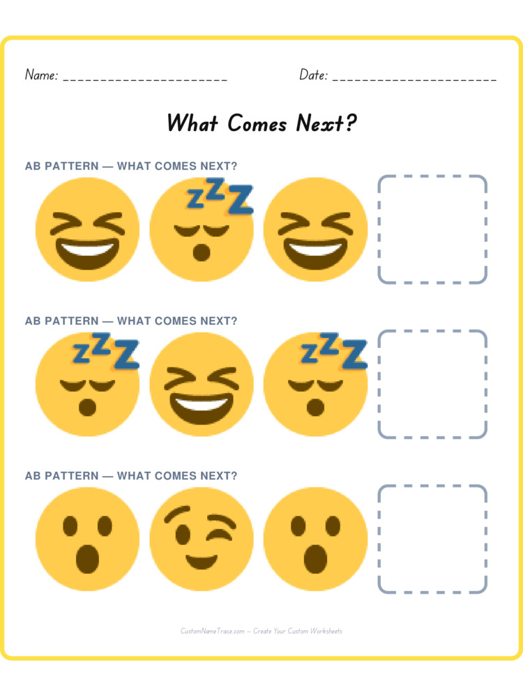 Mixed Review pattern worksheet 167 for kids