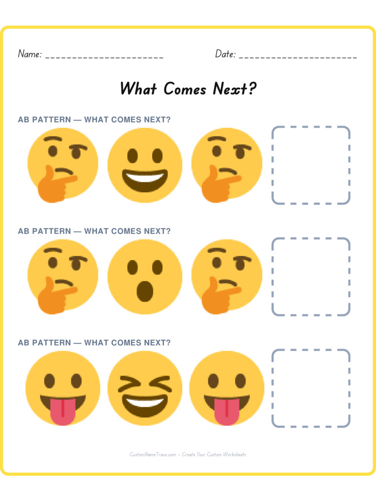 Mixed Review pattern worksheet 168 for kids