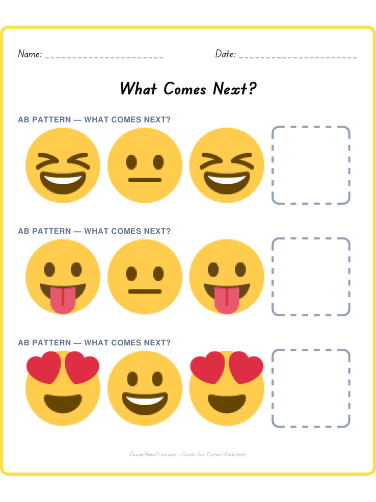 Mixed Review pattern worksheet 169 for kids