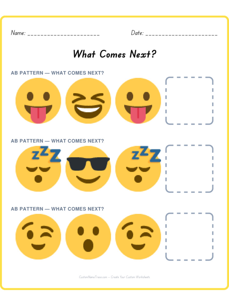 Mixed Review pattern worksheet 170 for kids