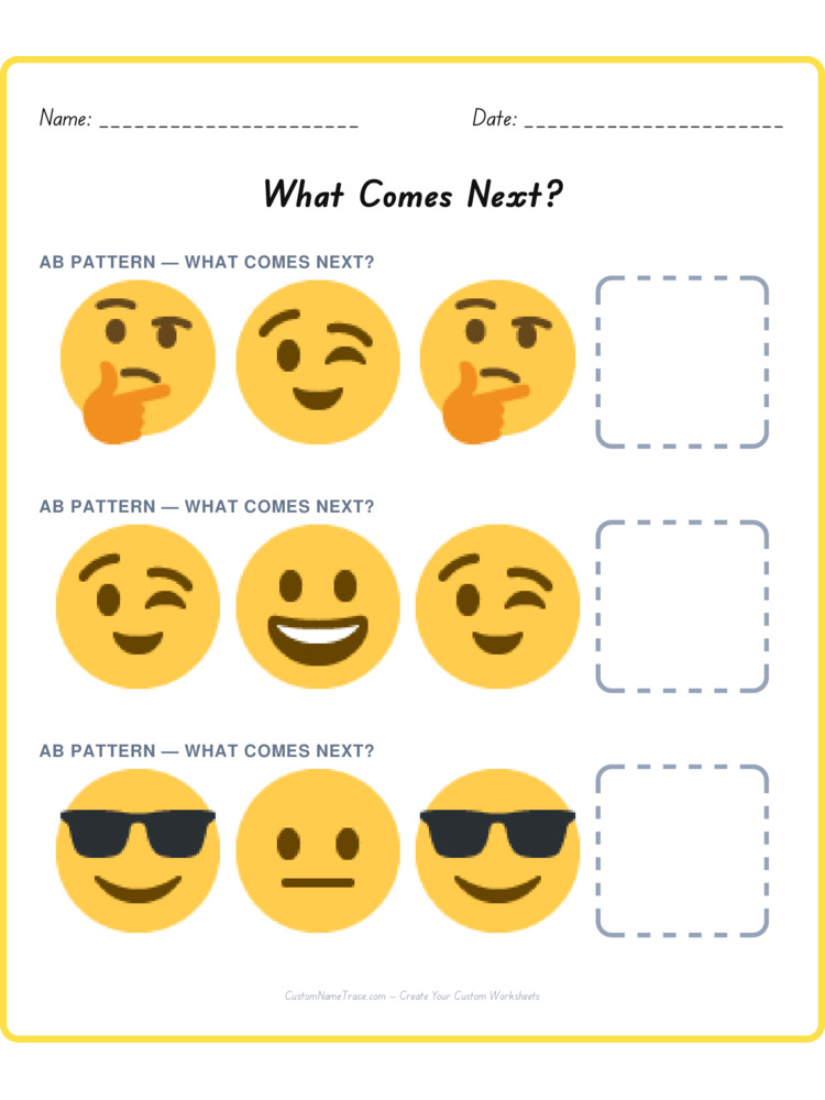 Mixed Review pattern worksheet 171 for kids