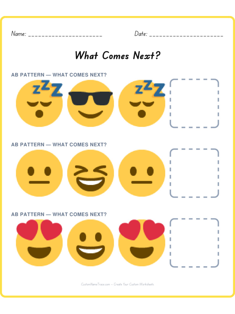 Mixed Review pattern worksheet 172 for kids