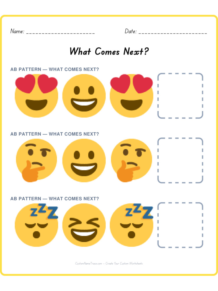 Mixed Review pattern worksheet 175 for kids