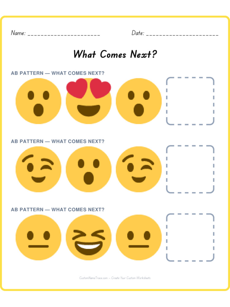 Mixed Review pattern worksheet 179 for kids
