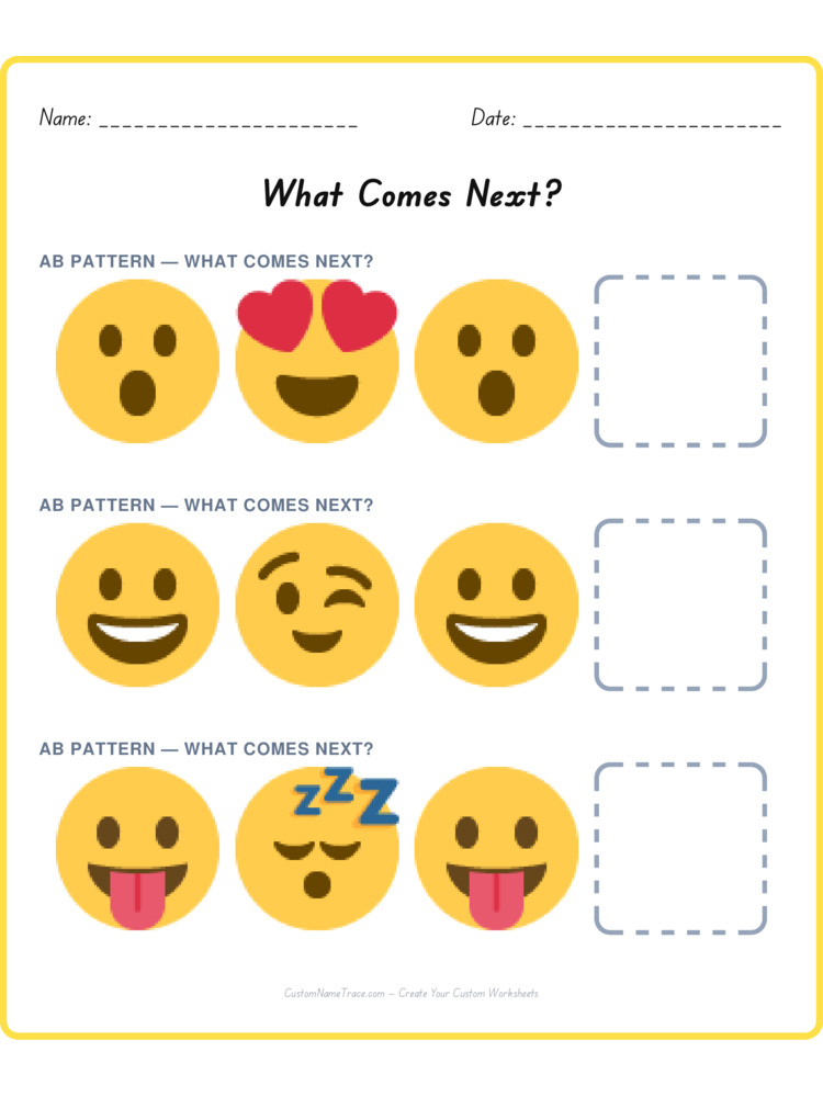 Mixed Review pattern worksheet 183 for kids