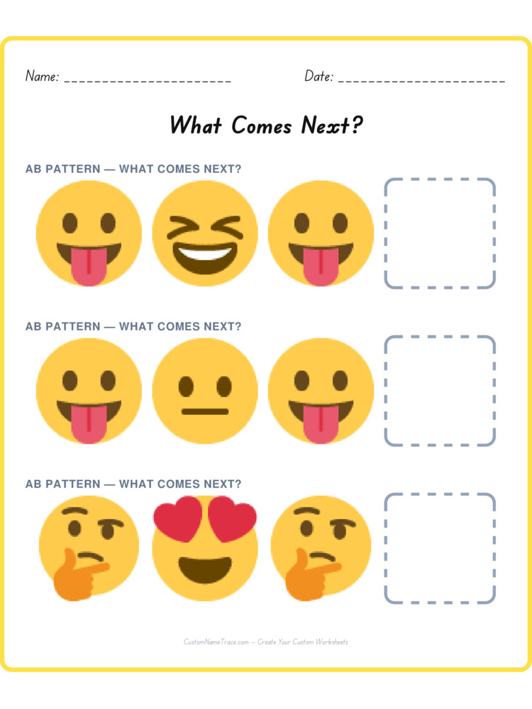 Mixed Review pattern worksheet 186 for kids