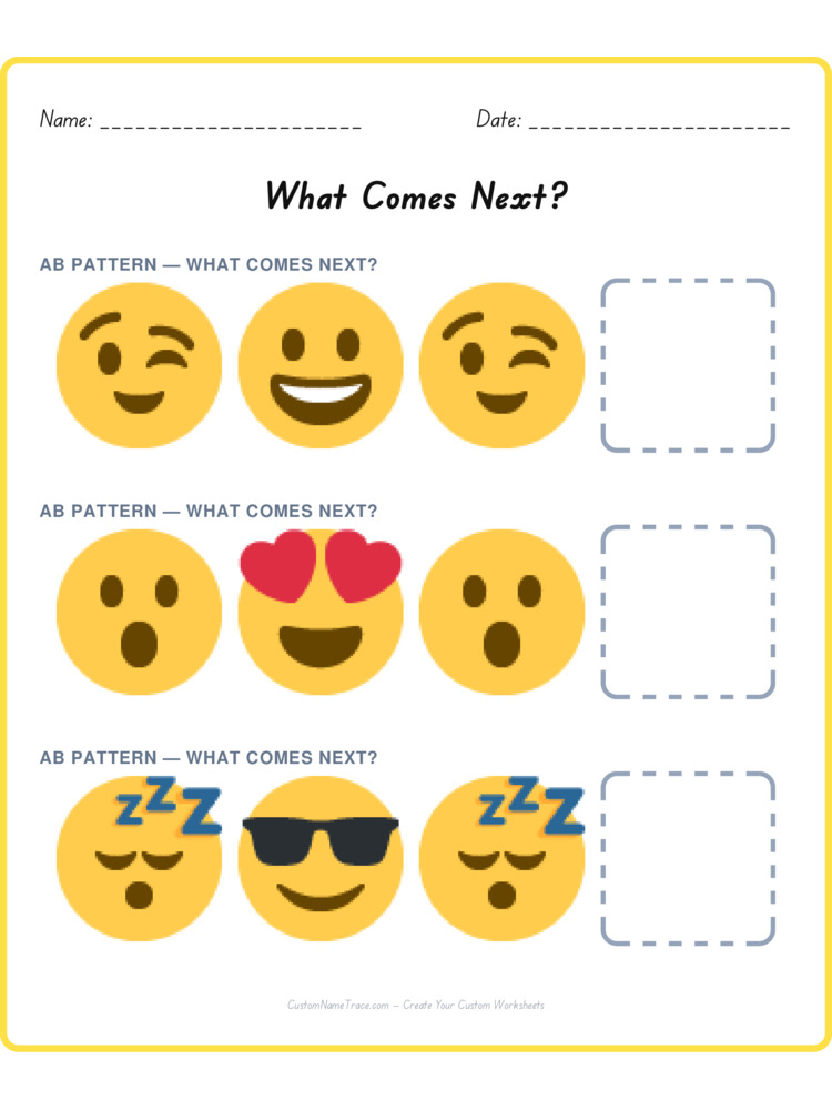 Mixed Review pattern worksheet 187 for kids