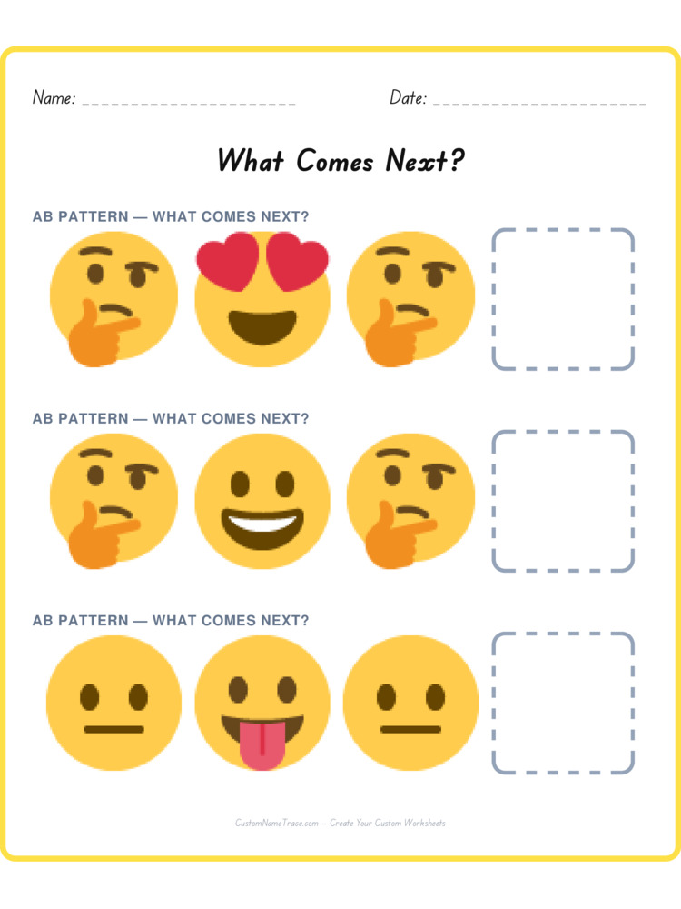Mixed Review pattern worksheet 189 for kids