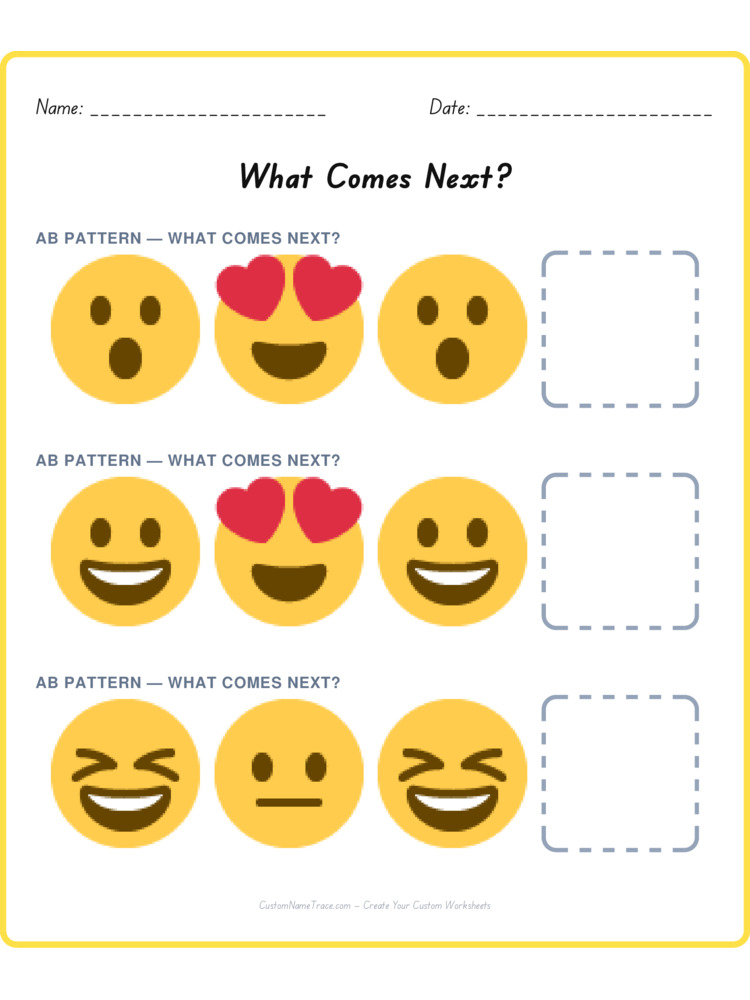 Mixed Review pattern worksheet 194 for kids