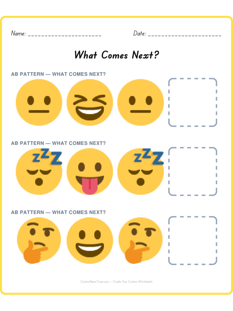 Mixed Review pattern worksheet 195 for kids