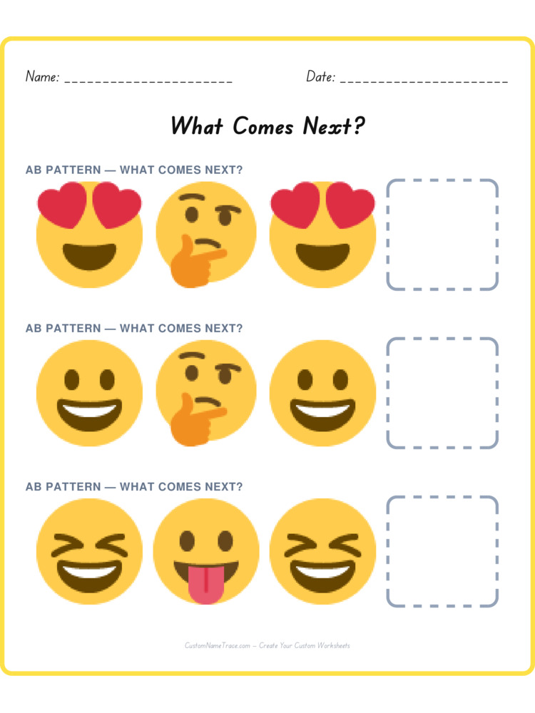 Mixed Review pattern worksheet 198 for kids