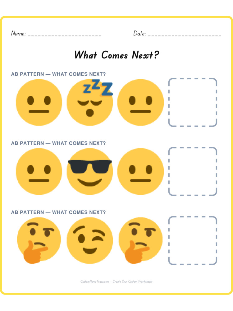 Mixed Review pattern worksheet 210 for kids