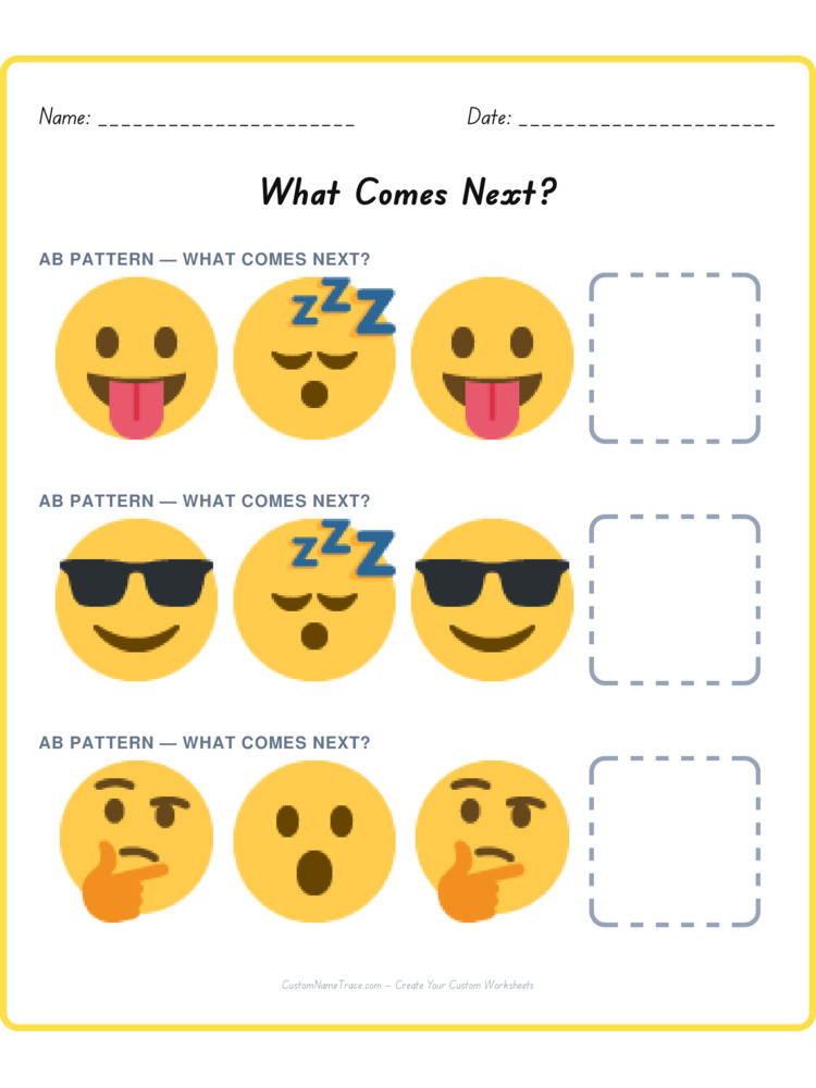 Mixed Review pattern worksheet 212 for kids