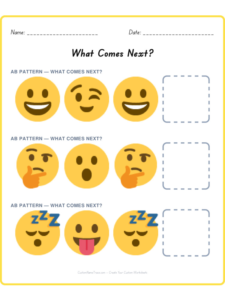 Mixed Review pattern worksheet 213 for kids
