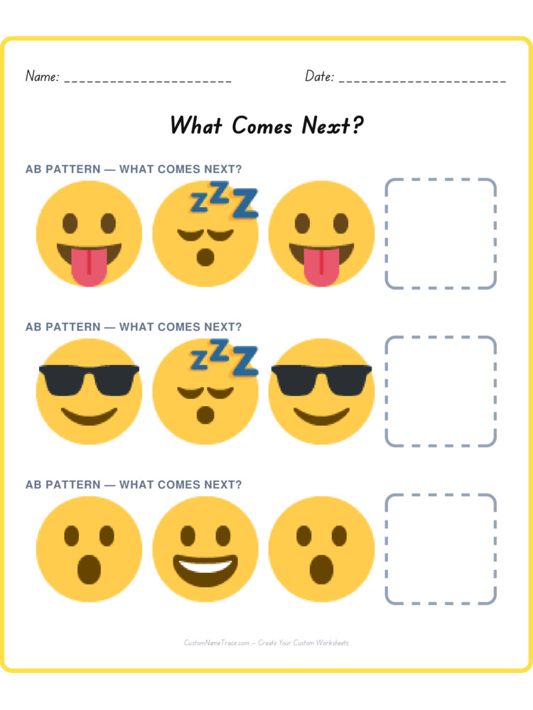 Mixed Review pattern worksheet 214 for kids