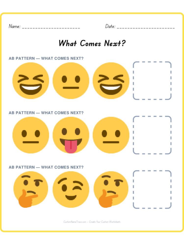Mixed Review pattern worksheet 220 for kids