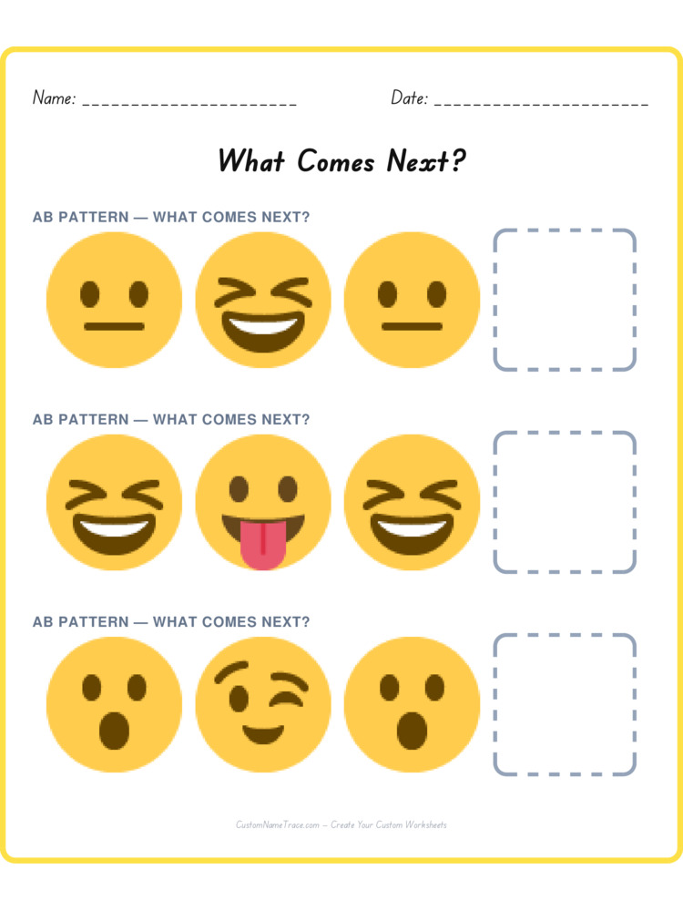 Mixed Review pattern worksheet 224 for kids