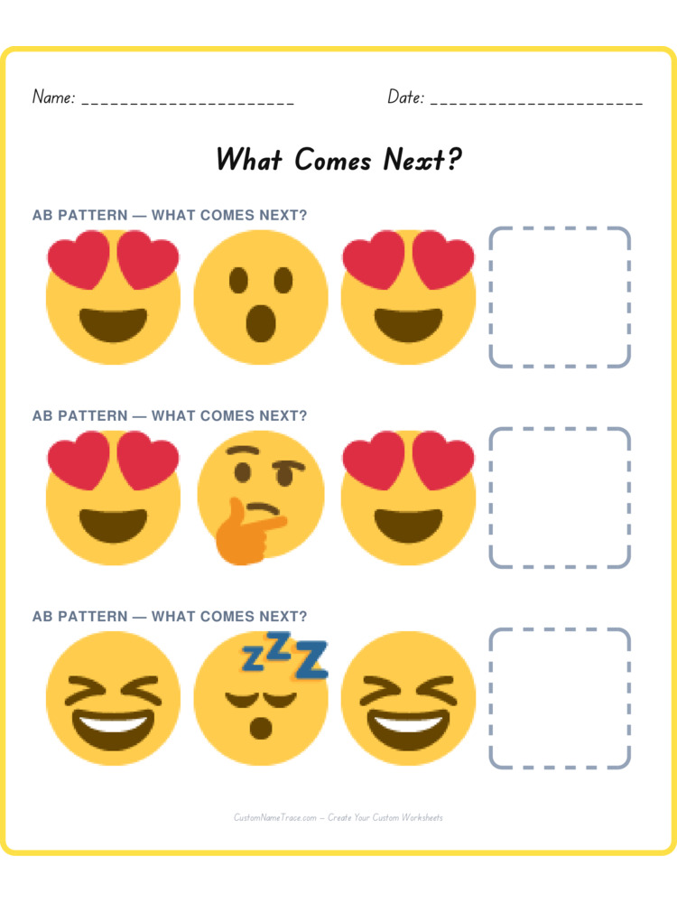 Mixed Review pattern worksheet 225 for kids