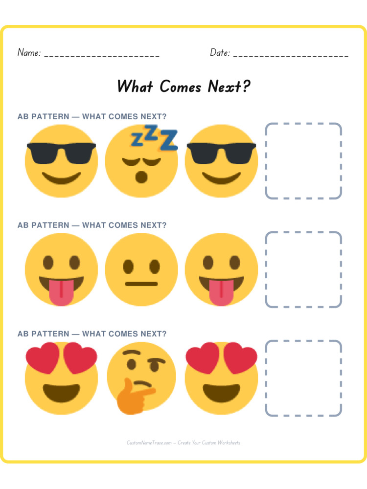 Mixed Review pattern worksheet 226 for kids
