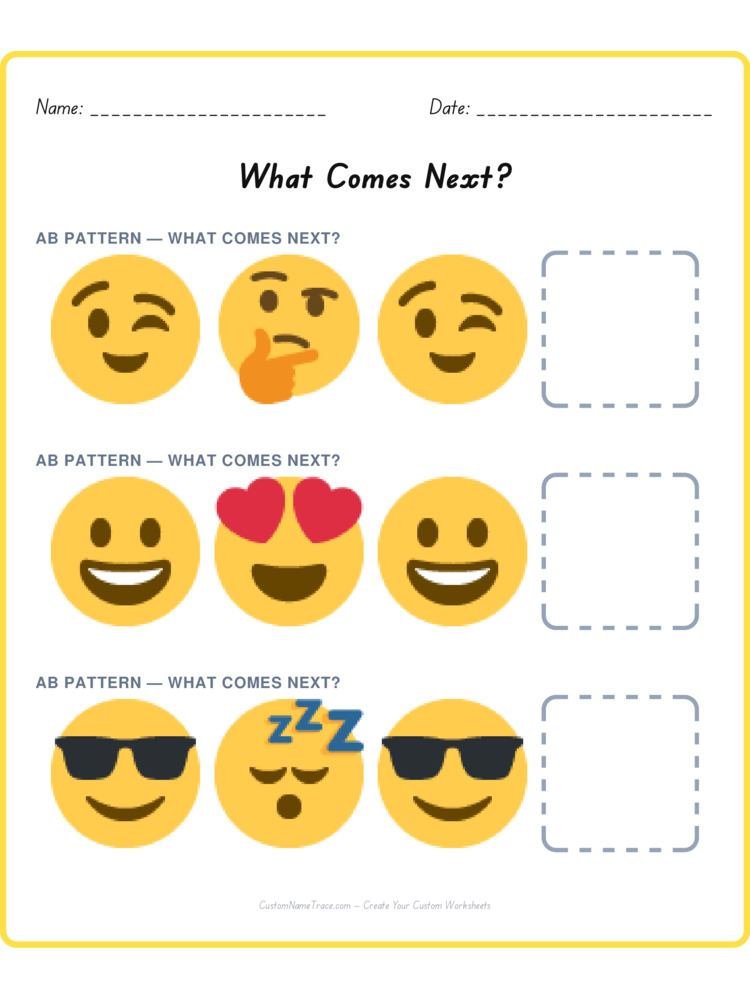 Mixed Review pattern worksheet 227 for kids