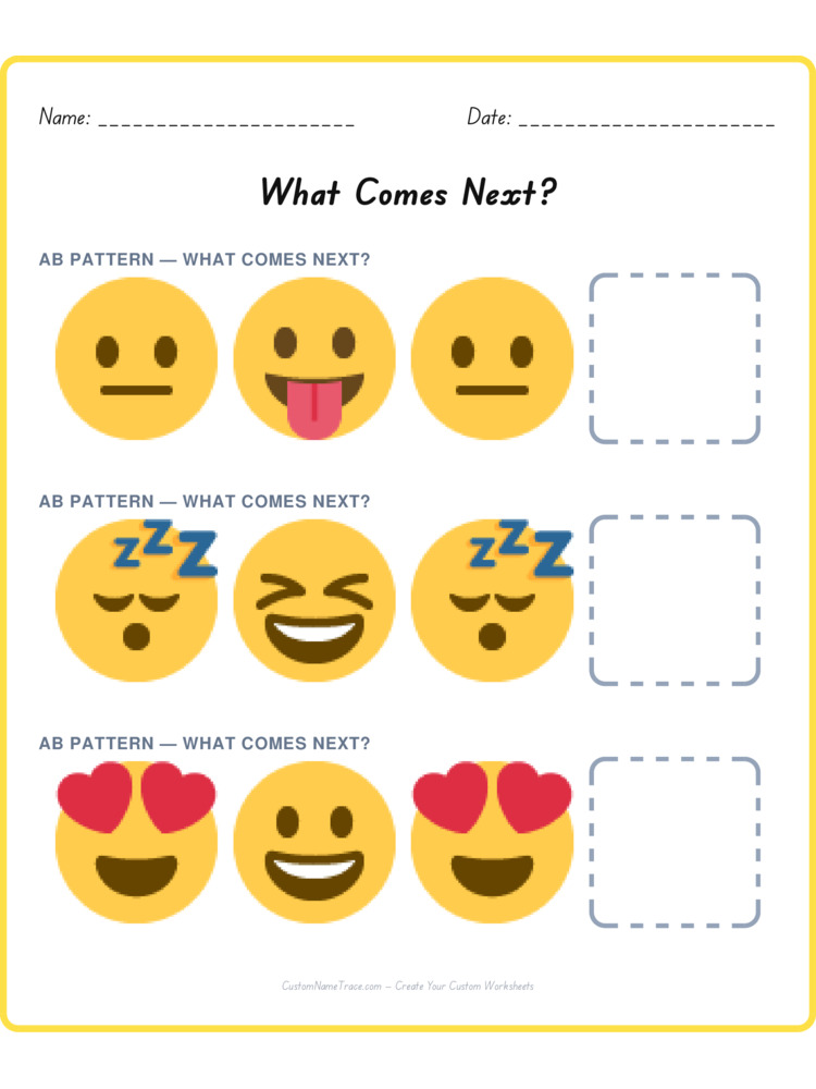 Mixed Review pattern worksheet 231 for kids
