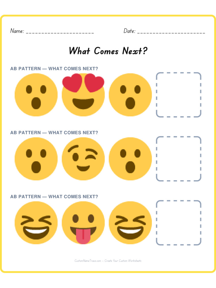 Mixed Review pattern worksheet 232 for kids