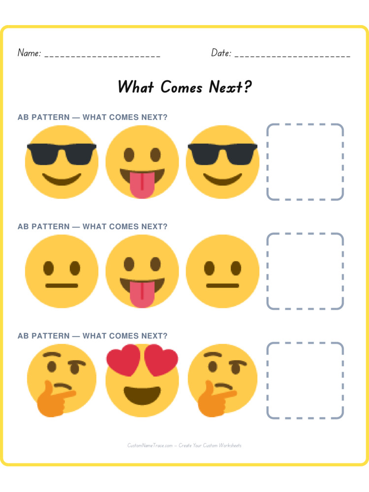 Mixed Review pattern worksheet 239 for kids
