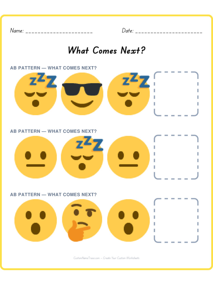 Mixed Review pattern worksheet 240 for kids