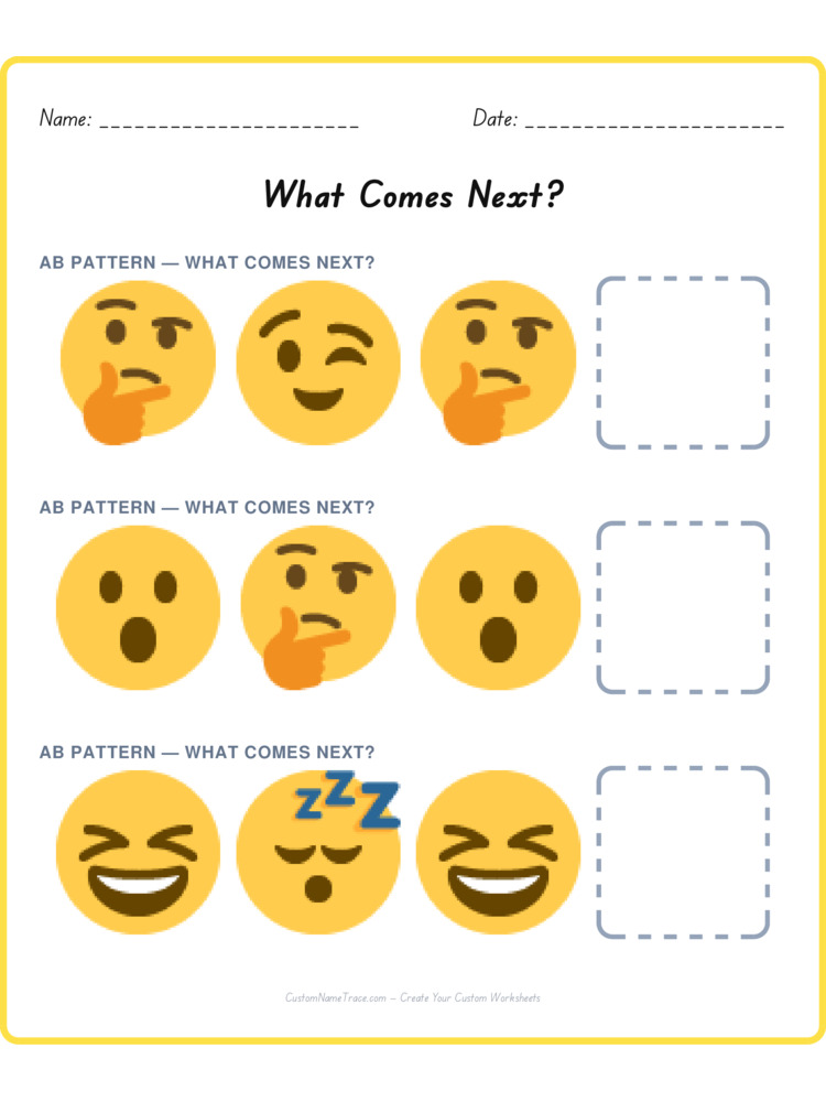 Mixed Review pattern worksheet 241 for kids
