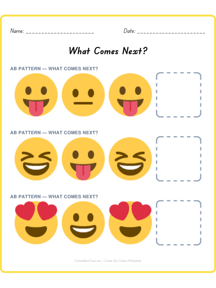 Mixed Review pattern worksheet 242 for kids