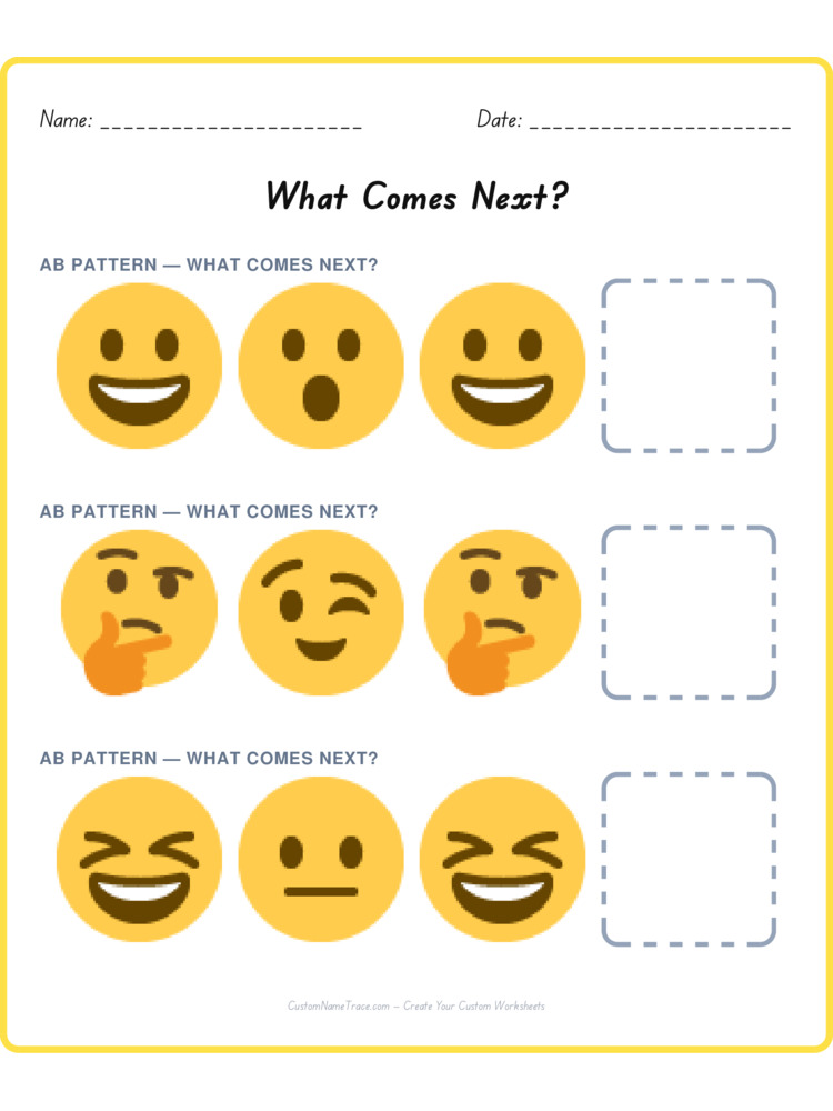 Mixed Review pattern worksheet 243 for kids