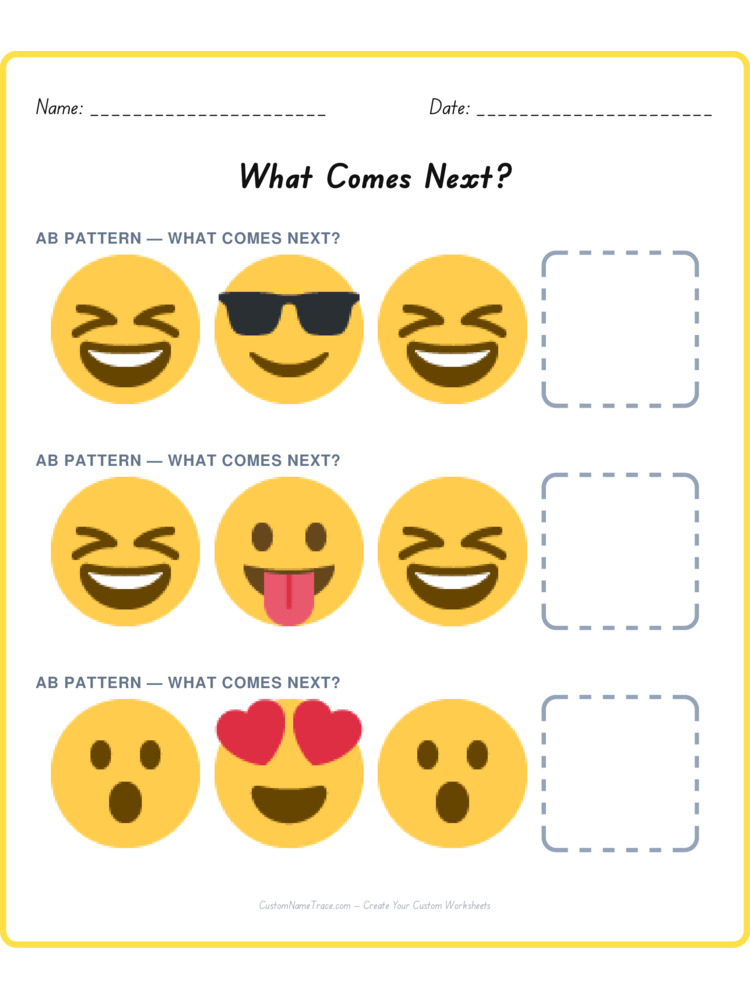 Mixed Review pattern worksheet 244 for kids