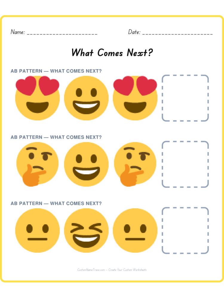 Mixed Review pattern worksheet 247 for kids