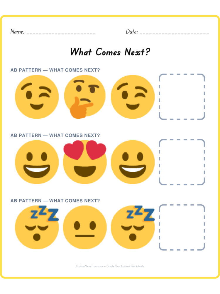Mixed Review pattern worksheet 249 for kids