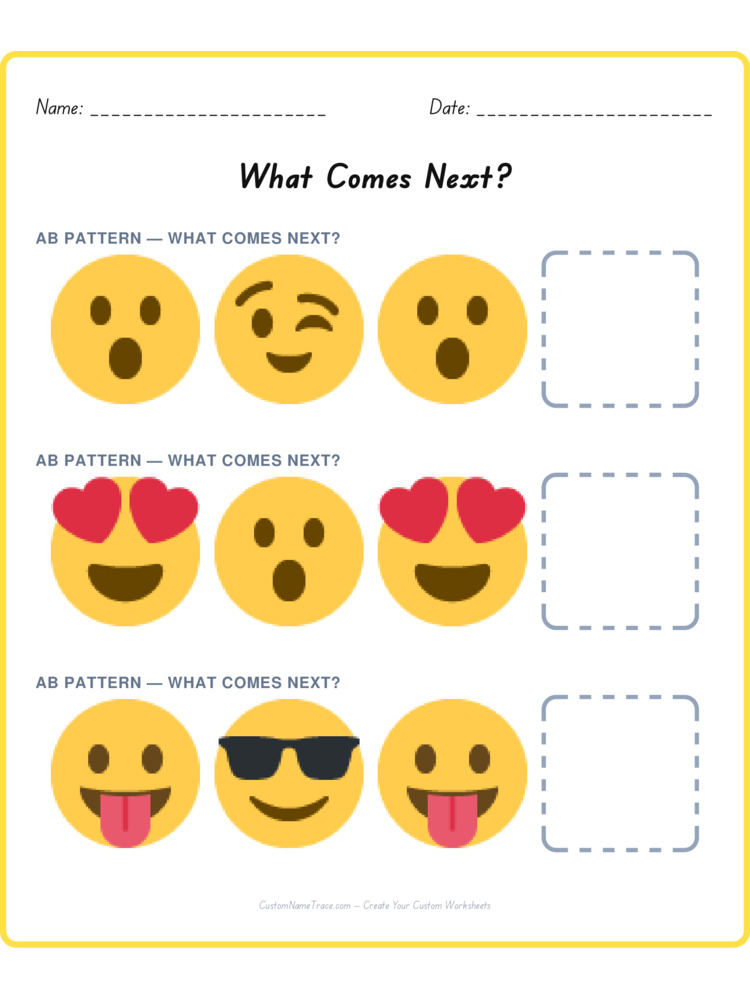 Mixed Review pattern worksheet 250 for kids
